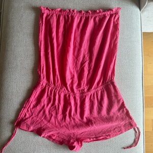 Victoria's Secret Strapless Romper/Playsuit in Pink